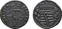 Sachsen-Saalfeld Cu Heller Johann Ernst VIII. 1680-1729 -