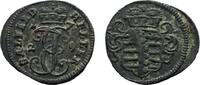Sachsen-Saalfeld Cu Heller Johann Ernst VIII. 1680-1729 -