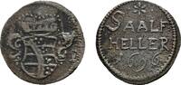 Sachsen-Saalfeld Cu Heller Johann Ernst VIII. 1680-1729 -