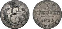 Sachsen-Coburg-Saalfeld 3 Kreuzer Ernst 1806-1826 -