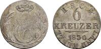 Sachsen-Coburg-Gotha 6 Kreuzer Ernst I. 1826-1844 -
