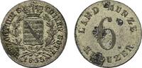 Sachsen-Coburg-Gotha 6 Kreuzer Ernst I. 1826-1844 -