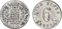 Sachsen-Coburg-Gotha 6 Kreuzer Ernst I. 1826-1844 -