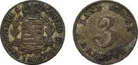 Sachsen-Coburg-Gotha 3 Kreuzer Ernst I. 1826-1844 -
