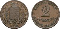 Sachsen-Coburg-Gotha Cu 2 Pfennig Ernst II. 1844-1893 -