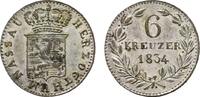 Nassau 6 Kreuzer Wilhelm 1816-1839 -