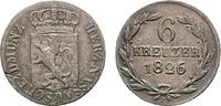 Nassau 6 Kreuzer Wilhelm 1816-1839 -