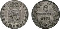 Nassau 6 Kreuzer Wilhelm 1816-1839 -