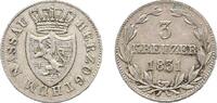 Nassau 3 Kreuzer Wilhelm 1816-1839 -