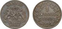 Nassau Cu Pfennig Adolph 1839-1866 -