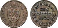 Nassau Cu Kreuzer Wilhelm 1816-1839 -
