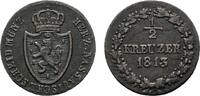 Nassau Cu 1/2 Kreuzer Friedrich August und Friedrich Wilhelm 1808-1816 -