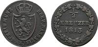 Nassau Cu 1/2 Kreuzer Friedrich August und Friedrich Wilhelm 1808-1816 -