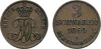 Oldenburg Cu 3 Schwaren Nicolaus Friedrich Peter 1853-1900 -