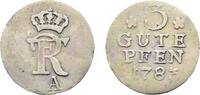 Brandenburg-Preußen 3 Gute Pfennig 1783 A, Berlin Friedrich II. 1740-1786 TTB-