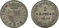 Hohenzollern-Sigmaringen 3 Kreuzer 1845 Karl 1831-1848 Fast sehr sch&ouml;n 25,00 EUR  + 5,00 EUR frais d'envoi