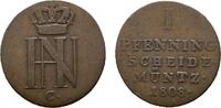 Westfalen, K&ouml;nigreich Cu Pfennig 1808 C Hieronymus Napoleon 1807-1813 Wi... 25,00 EUR  + 5,00 EUR frais d'envoi