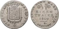 Westfalen, K&ouml;nigreich 1/6 Taler 1809 B Hieronymus Napoleon 1807-1813 Win... 30,00 EUR  + 5,00 EUR frais d'envoi