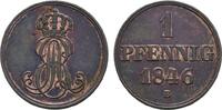 Braunschweig-Calenberg-Hannover Cu Pfennig Ernst August 1837-1851 -