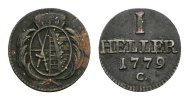 Sachsen-Albertinische Linie Cu Heller Friedrich August III. 1763-1806 -