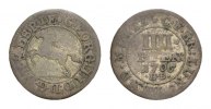 Braunschweig-Calenberg-Hannover 4 Pfennig Georg Ludwig 1698-1714 -