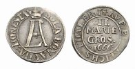 Osnabrück, Bistum 2 Mariengroschen Ernst August I. 1662-1698 -