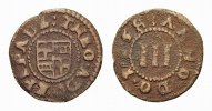 Paderborn, Bistum Cu 3 Pfennig Theodor Adolf von der Recke 1650-1661 -