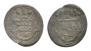 Württemberg Kipper Cu Kreuzer Johann Friedrich 1608-1628 -