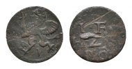 Pommern-Stettin Cu Scherf 1591 Stettin Johann Friedrich 1569-1600 Dezent... 27,00 EUR prix TTC + 5,00 EUR frais d'envoi