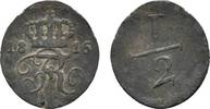 Württemberg 1/2 Kreuzer Friedrich I. 1806-1816 -