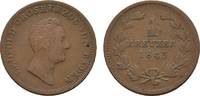 Baden-Durlach Cu Kreuzer Leopold 1830-1852 -