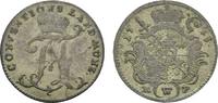 Würzburg, Bistum 2 1/2 Kreuzer Adam Friedrich von Seinsheim 1755-1779 -