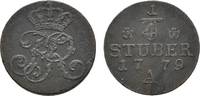 Brandenburg-Preußen Cu 1/4 Stüber Friedrich II. 1740-1786 -