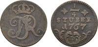 Brandenburg-Preußen Cu 1/4 Stüber Friedrich II. 1740-1786 -