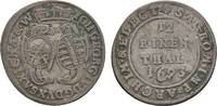 Sachsen-Albertinische Linie 1/12 Taler Johann Georg IV. 1691-1694 -