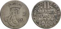 Osnabrück, Bistum 2 Mariengroschen Ernst August II. von York 1716-1728 -