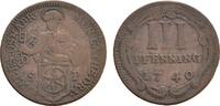 Osnabrück, Bistum Cu 3 Pfennig Domkapitel 1740 -