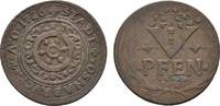 Osnabrück, Stadt Cu 5 Pfennig 1726 IW Sehr schön 23,00 EUR prix TTC + 5,00 EUR frais d'envoi