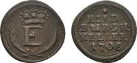 Sachsen-Hildburghausen Cu Heller Ernst 1680-1715 -