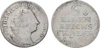 Brandenburg-Preußen 1/6 Taler Friedrich II. 1740-1786 -