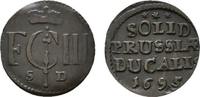 Brandenburg-Preußen Schilling Friedrich III. 1688-1701 -