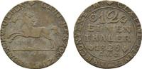 Braunschweig-Wolfenbüttel Zeitgenössische Fälschung des 1/12 Taler Karl 1815-1830 -