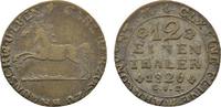 Braunschweig-Wolfenbüttel Zeitgenössische Fälschung des 1/12 Taler Karl 1815-1830 -