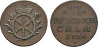 Mainz, Erzbistum Cu 4 Pfennig Emmerich Joseph von Breitbach-Bürresheim 1763-1774 -