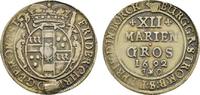 Münster, Bistum 12 Mariengroschen Friedrich Christian von Plettenberg 1688-1706 -