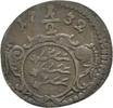 Württemberg Einseitiger 1/2 Kreuzer Eberhard Ludwig 1693-1733 -