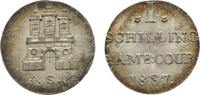 Hamburg, Stadt Schilling 1837 HSK SUP+