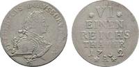 Brandenburg-Preußen 1/6 Taler Friedrich II. 1740-1786 -