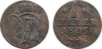 Hessen-Kassel Cu Heller Wilhelm I. 1803-1821 -