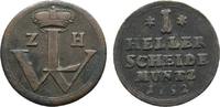 Hessen-Kassel Cu Heller Wilhelm VIII. 1751-1760 -